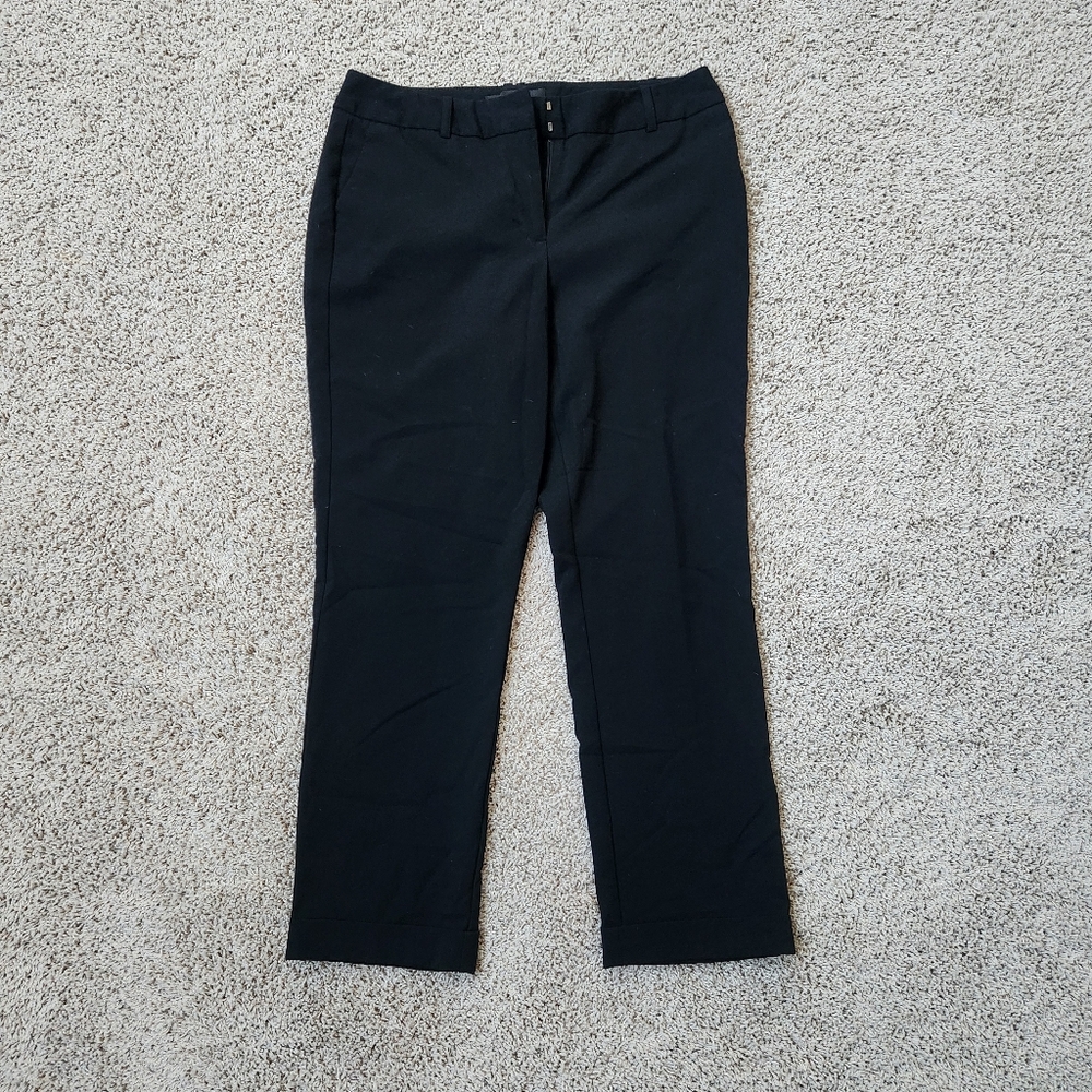 Larry Levine Black Dress Pants Trousers Size 10